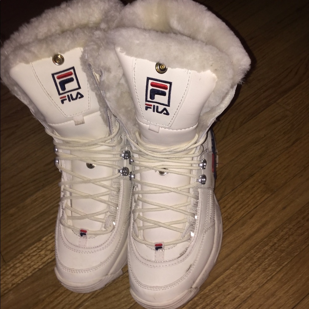 New filas boots.